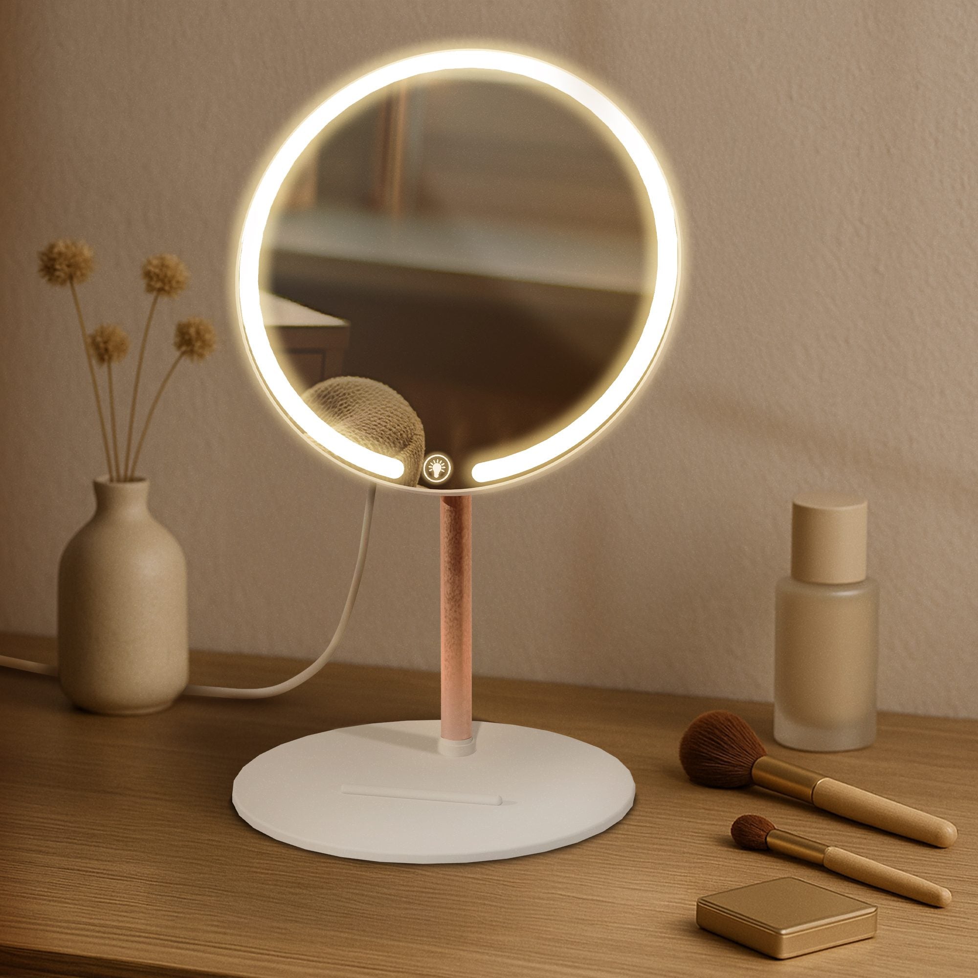 Miroir de Maquillage Design Rayé