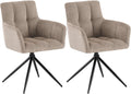 2er Set Esszimmerstuhl Jonah Stoff
